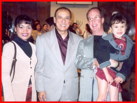 The Davison Family with Filipino Screen Legend Eddie Mesa