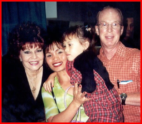 The Davison Family with Filipino Screen Legend Pilita Corales