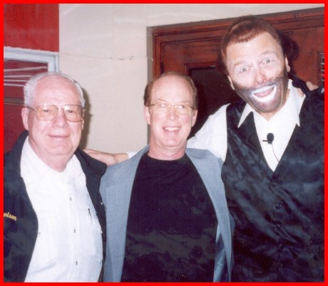 Pat and his dad with Red Skelton look-alike Tom Mullica