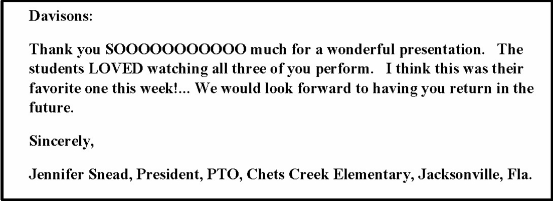 students and staff enjoy the fun...AND the message!